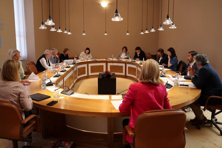 Reunión da Xunta de Portavoces do Parlamento de Galicia o 23 de maio de 2023. PARLAMENTO DE GALICIA 