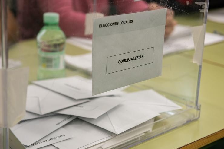 Urna nun colexio Electoral / Víctor Fernández - Europa Press 