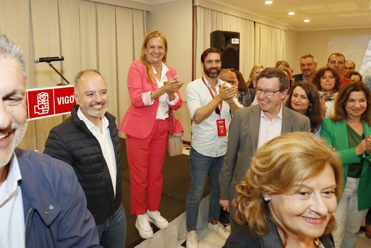 A socialista Carmela Silva na xornada electoral.. Javier Vázquez - Europa Press 