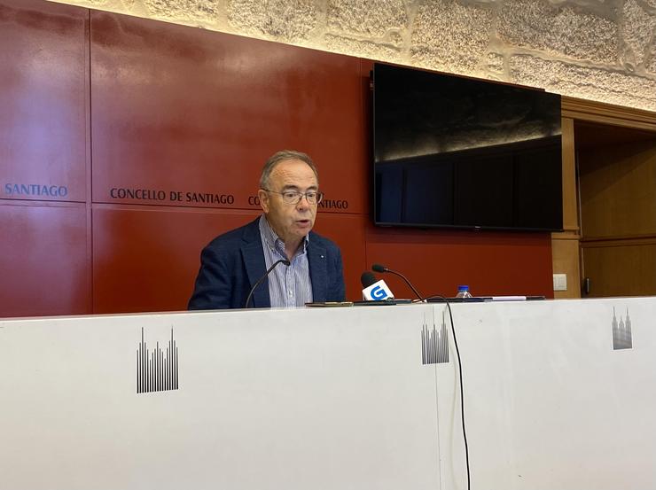 O alcalde en funcións de Santiago, Xosé Sánchez Bugallo. / Europa Press