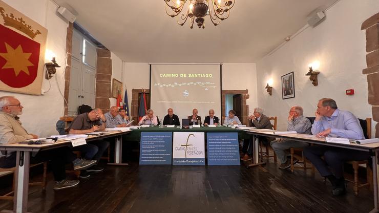 Reunión da asemblea de camiño Francés Federación.. ASOCIACIÓNS DO CAMIÑO 