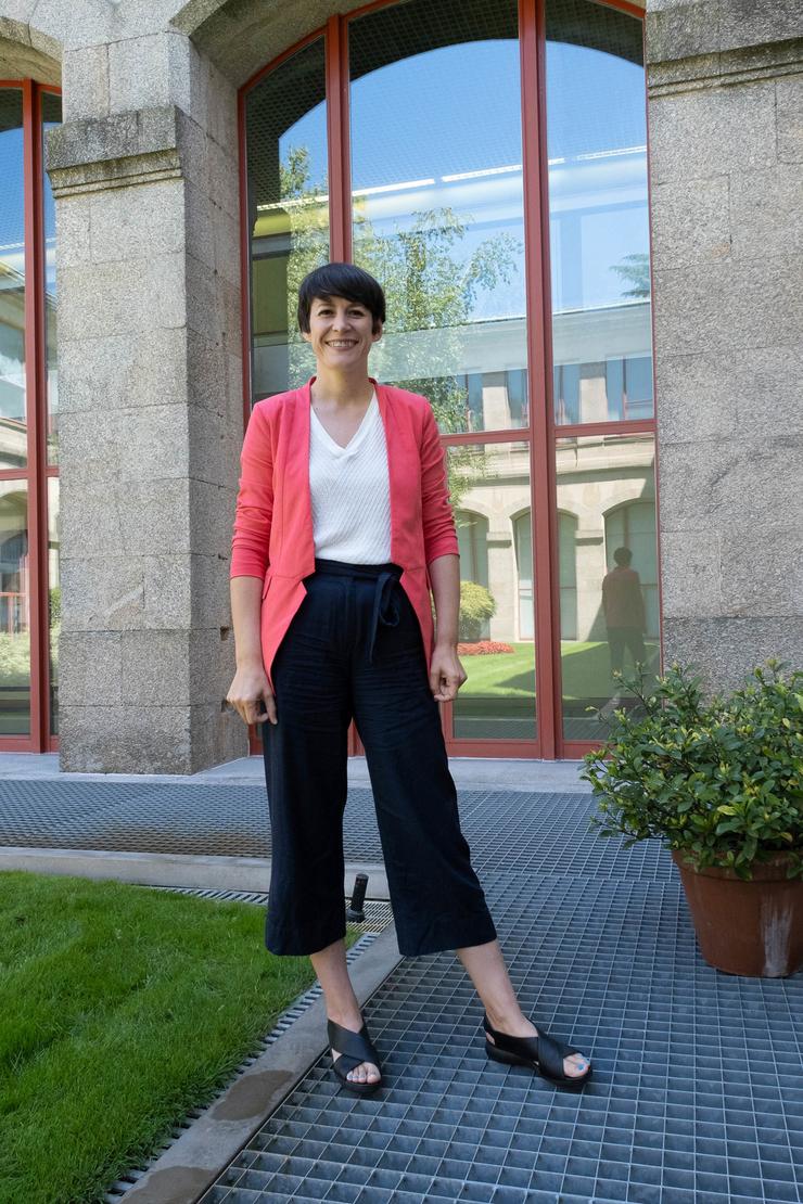 Arquivo - A portavoz nacional do BNG, Ana Pontón, durante unha entrevista para Europa Press no Parlamento de Galicia, a 15 de xullo de 2021, en Santiago de Compostela, A Coruña, Galicia (España).. César Arxina - Europa Press - Arquivo / Europa Press