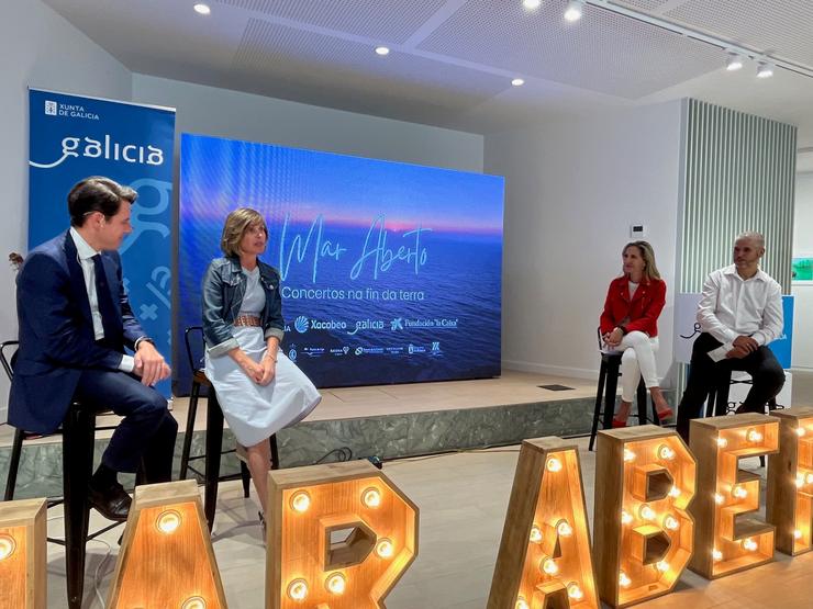 Presentación de 'Mar Aberto, concertos na fin dá terra'. XUNTA DE GALICIA 