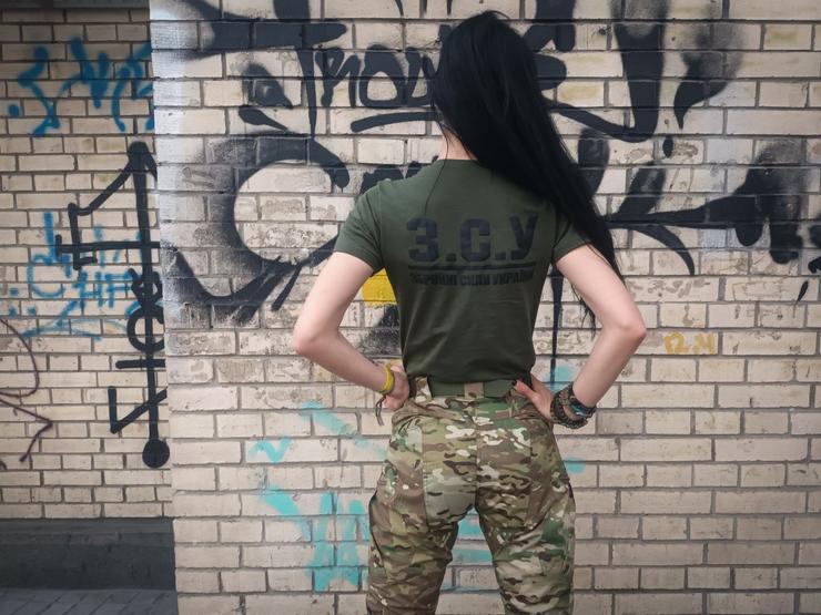 Nika, voluntaria croata que loita na guerra de Ucraína 