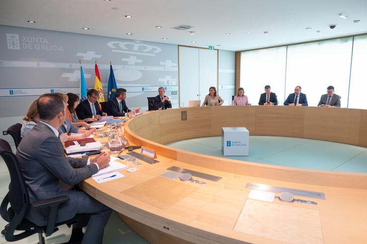 Rueda preside o Consello da Xunta.. Xunta de Galicia / Europa Press