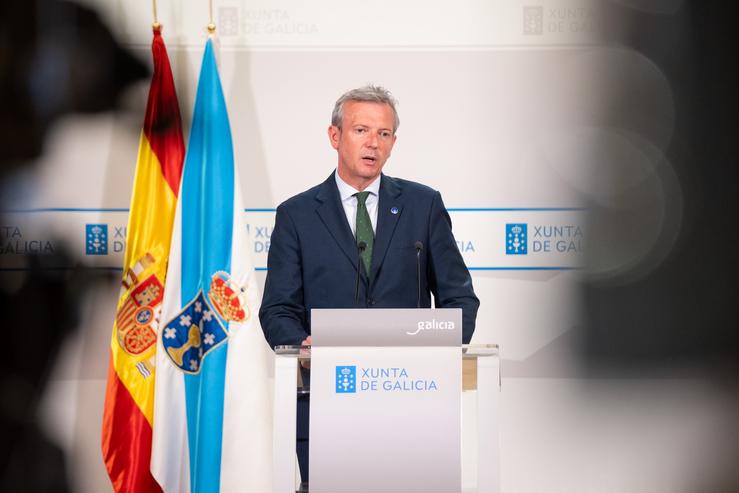 Rueda comparece  /DAVID CABEZON @ XUNTA