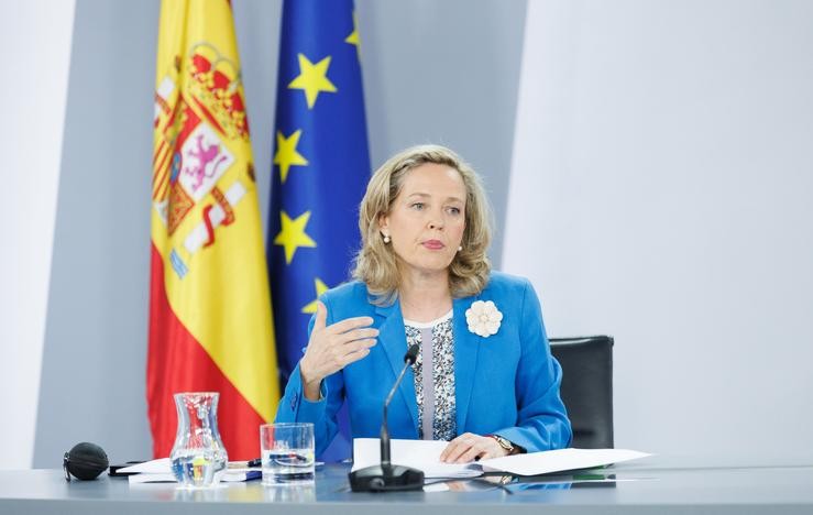 A vicepresidenta primeira e ministra de Asuntos Económicos e Transformación Dixital, Nadia Calviño. Eduardo Parra - Europa Press