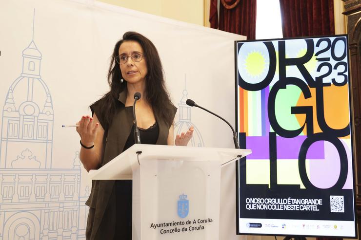 Presentación da programación do Orgullo do Concello da Coruña. ANDY PEREZ / Europa Press