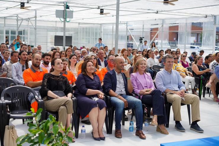 A conselleira de Política Social e Xuventude, Fabiola García, na presentación do proxecto de Escola Profesional dá Asociación de apoio ás persoas con diversidade intelectual (Aceesca).. XUNTA / Europa Press