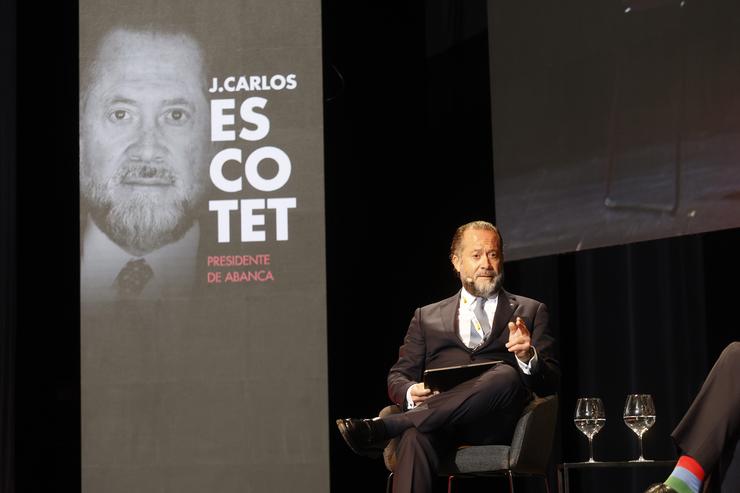 Juan Carlos Escotet no Vigo Global Summit 2023.. ZONA FRANCA / Europa Press