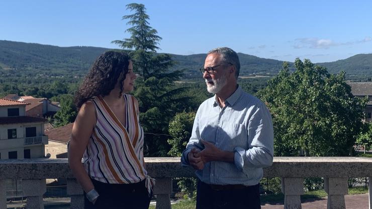 A candidata do BNG ao Congreso por Ourense Noa Presas visita o municipio de Vilar de Barrio.. BNG / Europa Press