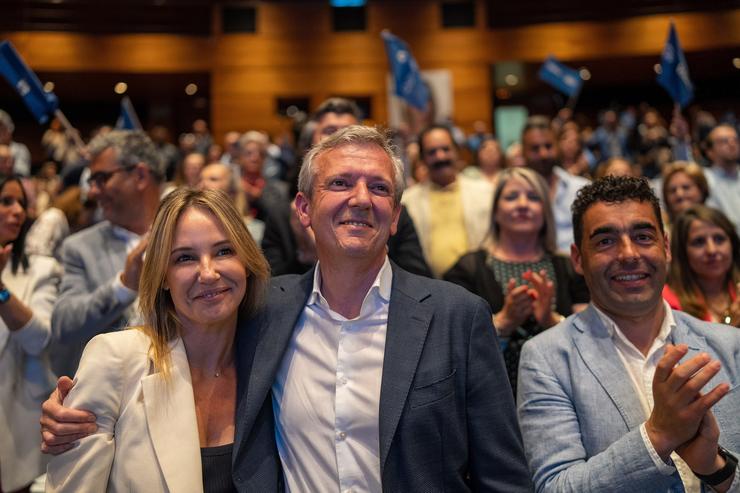 Rueda, Tapias e Luís López, nun acto político/ Europa Press