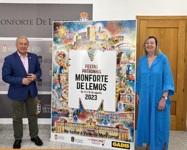Cartel Patronais 2023 / Concello de Monforte