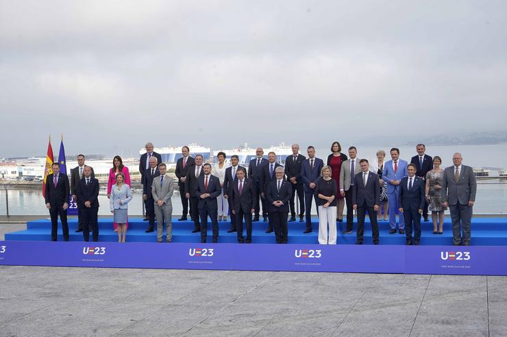 Foto de familia do cume informal de minsitros de Pesca da Unión Europea 