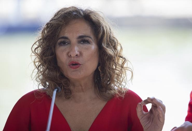 A vicesecretaria xeral do PSOE e cabeza de lista ao Congreso por Sevilla, María Jesús Montero / María José López - Arquivo