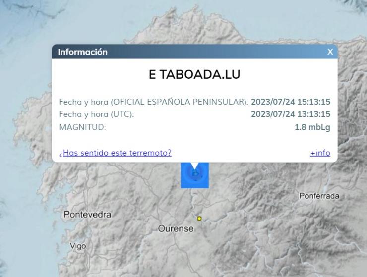 Visualizador de sismos / IGN