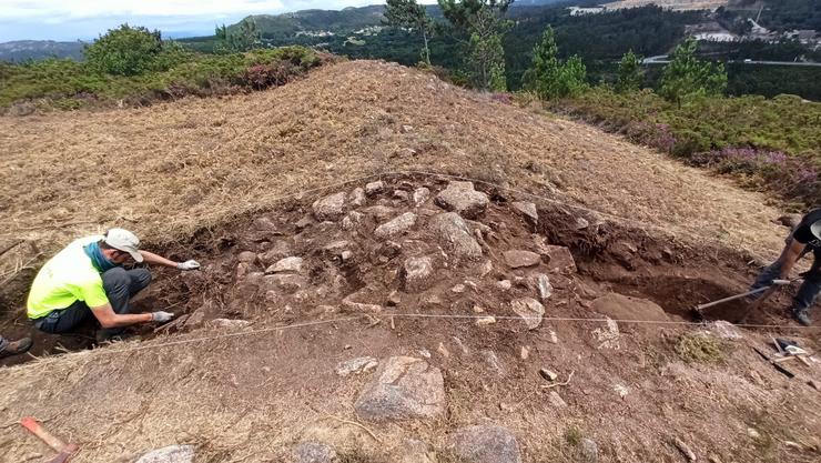 Investigación arqueolóxica en Santa Baia (A Laracha).. ROMANARMY / Europa Press