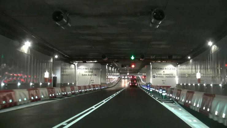 Túnel de María Pita na Coruña / YouTube