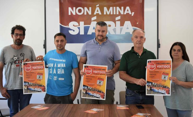 Presentación da xornada de mobilización contra a mina de San Finx. PLATAFORMA CONTRA A MINA DE SAN FINX / Europa Press