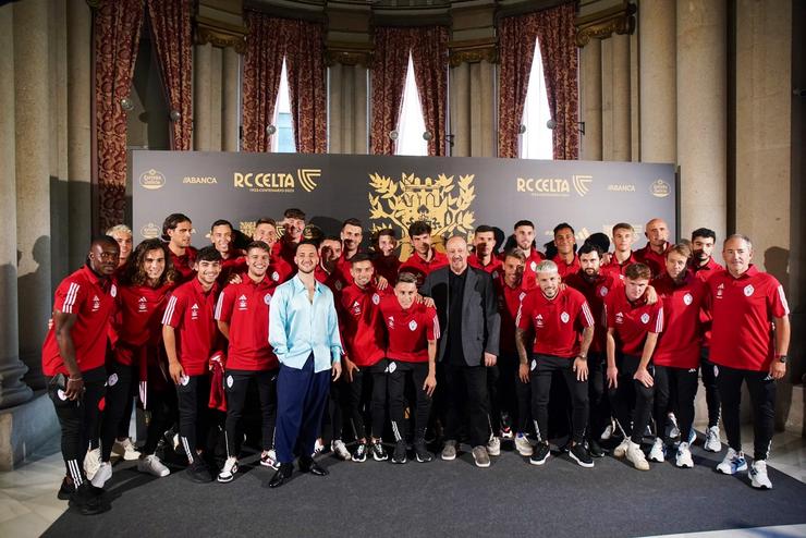 O RC Celta presenta o himno do seu centenario con C. Boureo.. RC CELTA / Europa Press