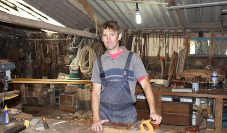Francisco Fra, carpinteiro de ribeira en San Cibrao/XdM