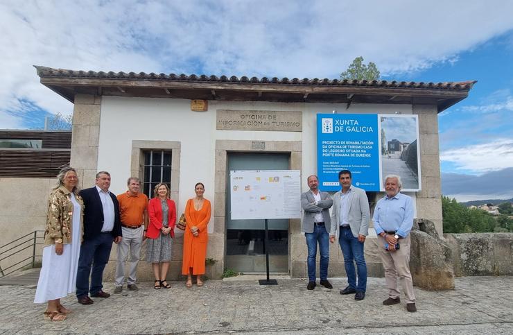 Anuncio de rehabilitación da Casa do Legoeiro, en Ourense / XUNTA