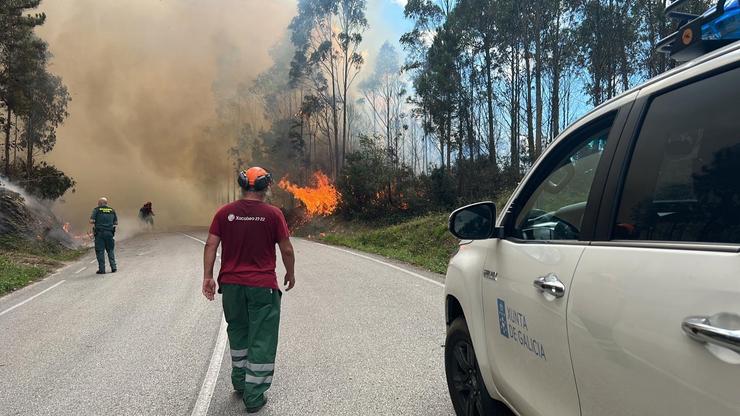 Incendio en Barreiros / CONCELLO DE BARREIROS