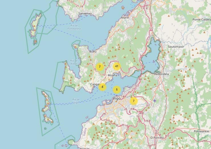 Mapa da aplicación 