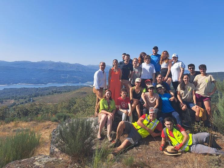 Participantes dun dos campos de voluntariado da Xunta en Ourense.. XUNTA 