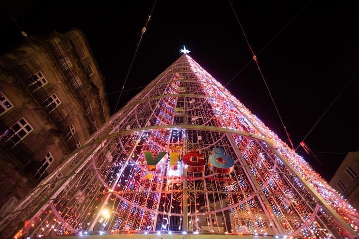 Decoración do Nadal polo centro da cidade de Vigo / Gustavo da Paz