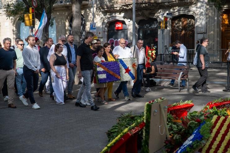 Cargos do BNG acoden a Barcelona para a celebración da Diada / LORENA SOPENA-EUROPA PRESS / Europa Press