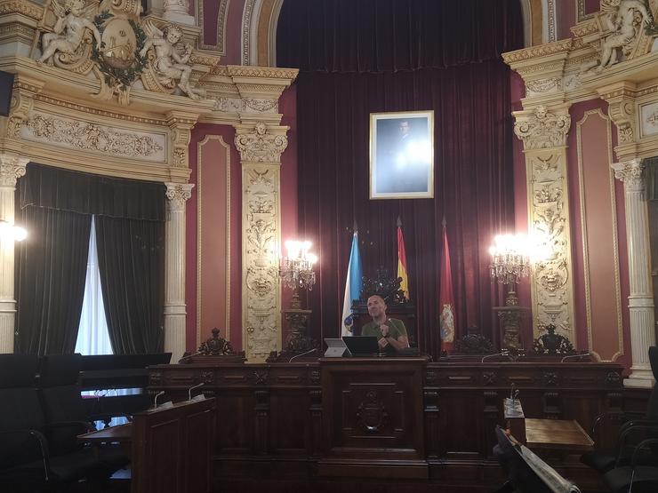O alcalde de Ourense, Gonzalo Pérez Jácome, en rolda de prensa / Europa Press - Arquivo