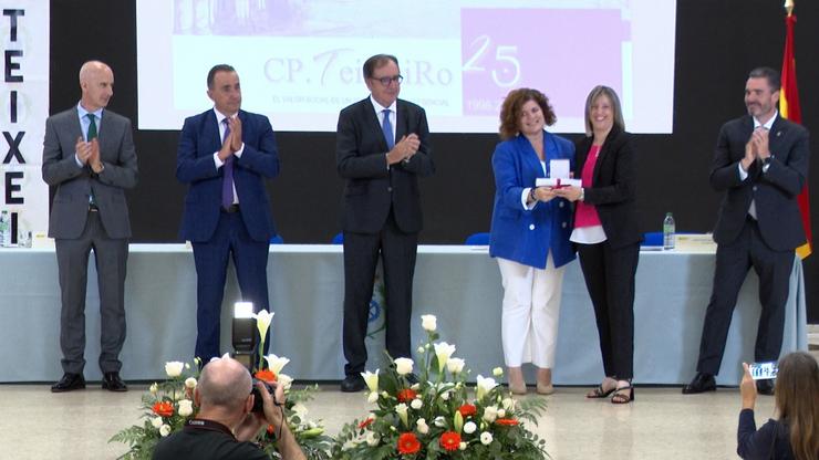 Acto de conmemoración do 25 aniversario do Centro Penal de Teixeiro (A Coruña). 