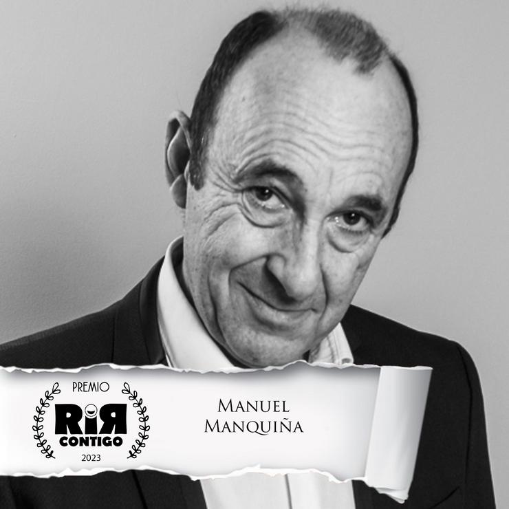 Manuel Manquiña. Premio 'RIR contigo' 2023. Foto: Zinemusik
