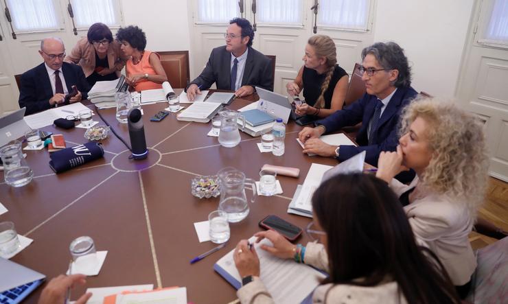 O fiscal xeral do Estado, Álvaro García Ortiz, durante o primeiro pleno do Consello Fiscal presidido por el / Eduardo Parra - Europa Press