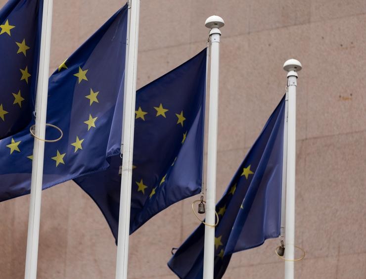 Arquivo - Varias bandeiras da Unión Europea nunha imaxe de arquivo.. Eduardo Parra / Europa Press