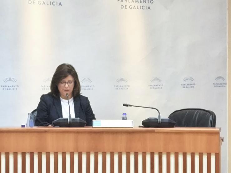 María José Caride, conselleira de Política Territorial, Obras Públicas e Transportes do bipartito que dirixiu Emilio Pérez Touriño de 2005 a 2009. / Europa Press