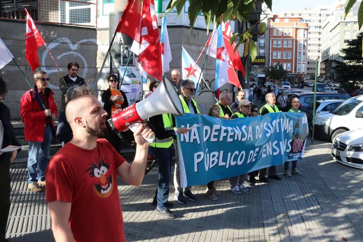 Protesta de xubilados da CIG. CIG / Europa Press