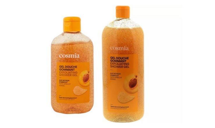 Arquivo - Sanidade retira o Xel de ducha exfoliante de Cosmia, cheiro óso de albaricoque, de alcampo, por unha bacteria infecciosa. AEMPS - Arquivo / Europa Press
