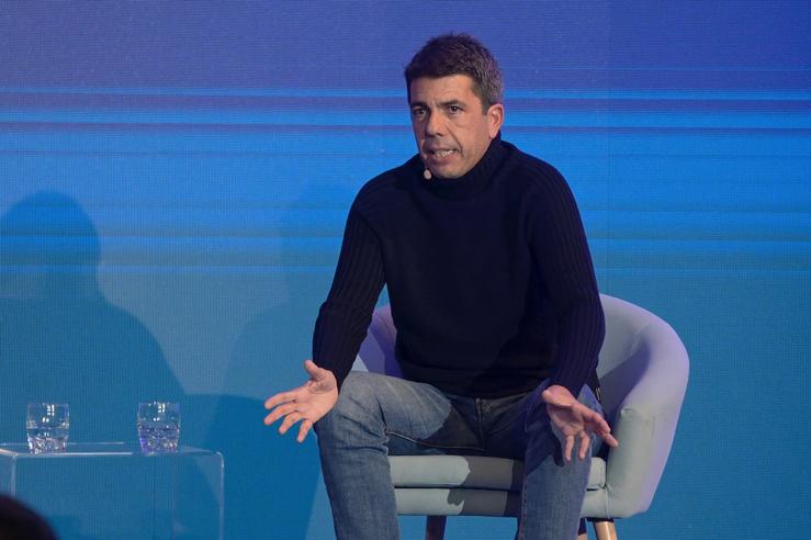 Arquivo - O presidente da Comunidade Valenciana, Carlos Mazón, intervén durante un acto do Partido Popular, en Palexco, a 14 de xaneiro de 2024, na Coruña, Galicia (España). Durante o encontro, participaron once presidentes autonómicos do part. M. Dylan - Europa Press - Arquivo