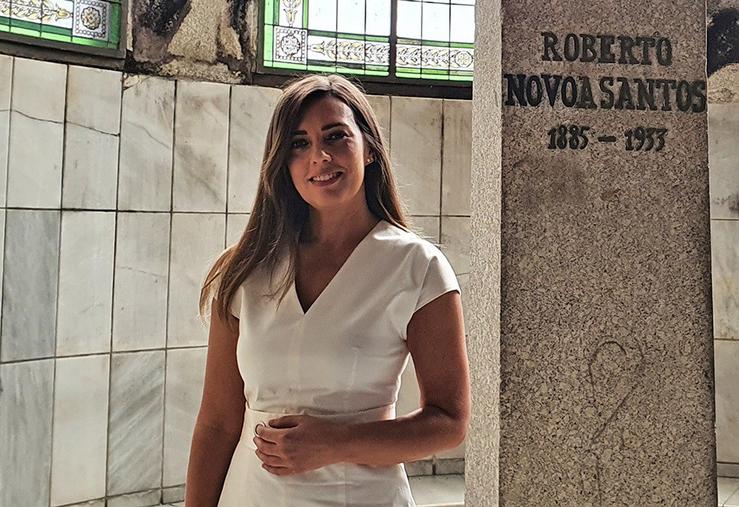 A investigadora Ana Belén Cid Álvarez. PREMIO RAMIRO CARREGAL - Arquivo