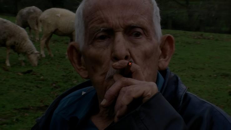 Manuel, de 95 anos, veciño de Celanova / Óscar Jiménez