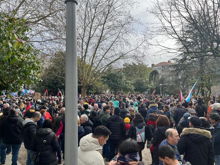 Imaxes da manifestación en Santiago de Compostela/ Galicia Confidencial (