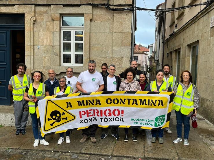Protesta contra a mina de San Fins / Ecoloxistas contra San Finx - Ecoloxistas en Acción