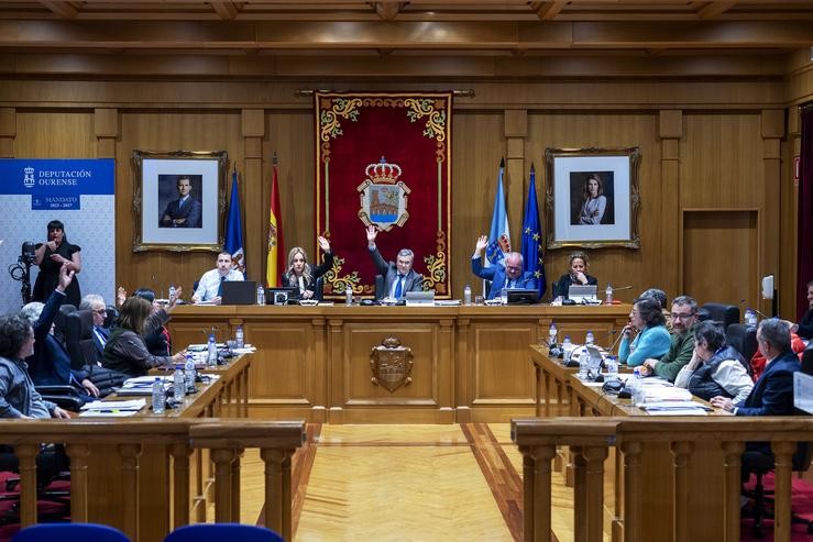 Pleno ordinario dá Deputación Ourense correspondente ou mes de xaneiro.. ALBERTE PAZ/DEPUTACIÓN DE OURENSE / Europa Press