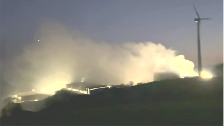 Nube contaminante de Sogarisa nas Somozas 