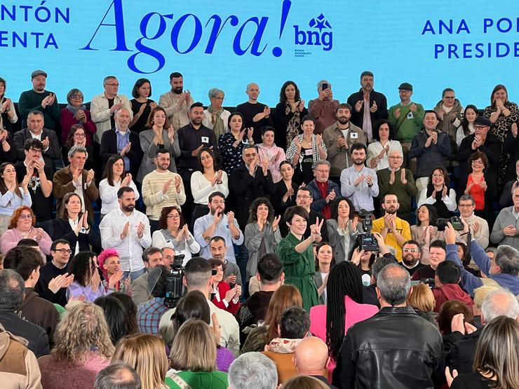 Convención nacional do BNG, con Ana Pontón, candidata á Presidencia da Xunta / Europa Press
