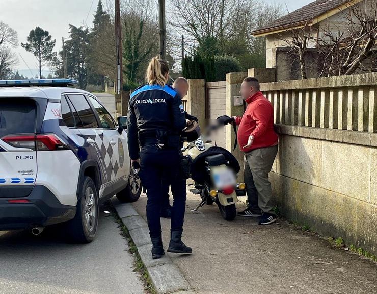 Imaxe do detido / POLICÍA LOCAL DE TOMIÑO