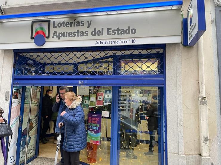 Administración de Lotaría atracada en Lugo / Arquivo