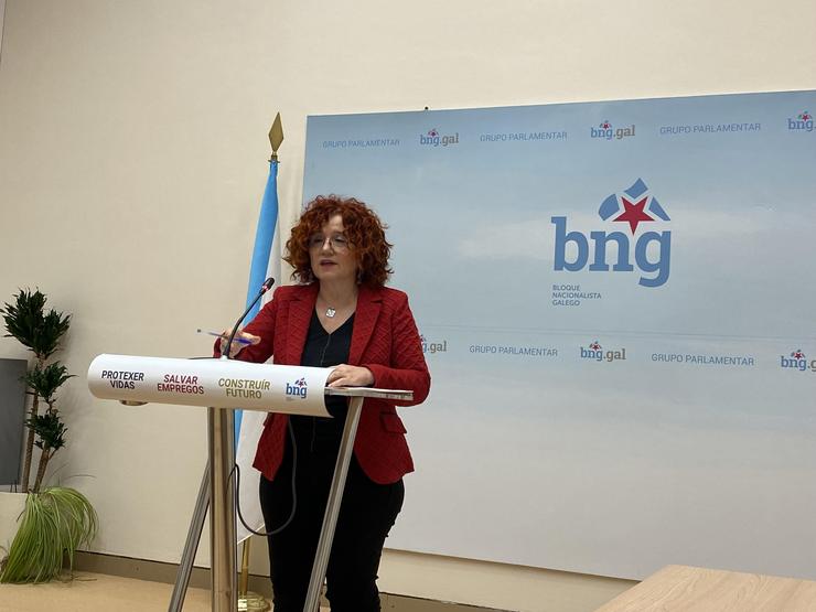 A deputada do BNG Montse Prado / Europa Press